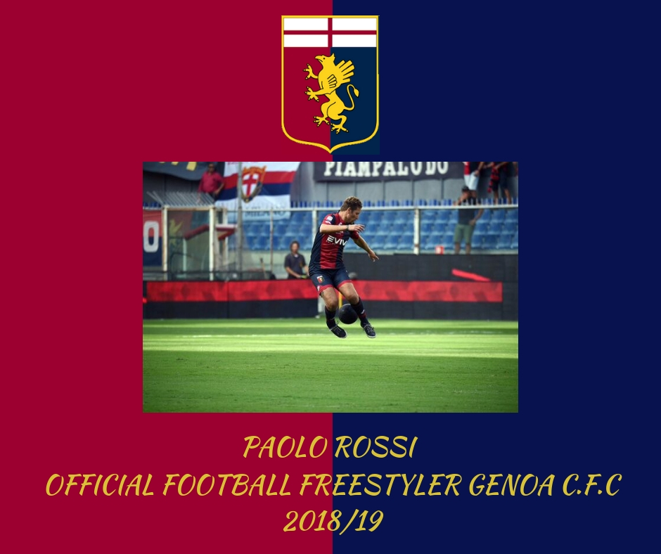 Official football freestyler Genoa cfc