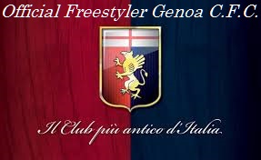 logo genoa su bandiera